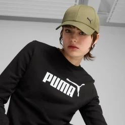 Best Cappellino verde militare con logo e chiusura con strappo Ess Metal Donna Cappellini|Cappelli Uomo