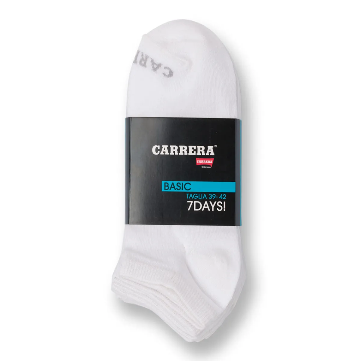 Hot 7 Paia Calzini Bianchi da Unisex con logo frontale Donna Calzini Sportivi|Calzini Uomo