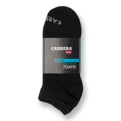 Best 7 Paia Calzini Neri da Unisex con logo frontale Donna Calzini Sportivi|Calzini Uomo