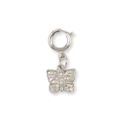 Sale Charm Farfalla strass argento decorazione scarpe borse Donna Charms ✨
