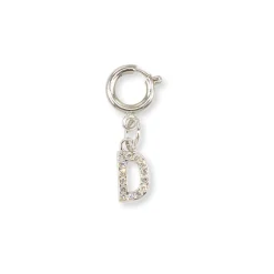 Hot Charm Lettera D strass argento per scarpe e borse Donna Charms ✨