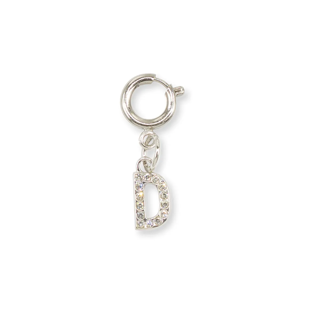 Hot Charm Lettera D strass argento per scarpe e borse Donna Charms ✨