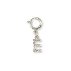 Hot Charm Lettera E argento decorazione per scarpe e borse Donna Charms ✨