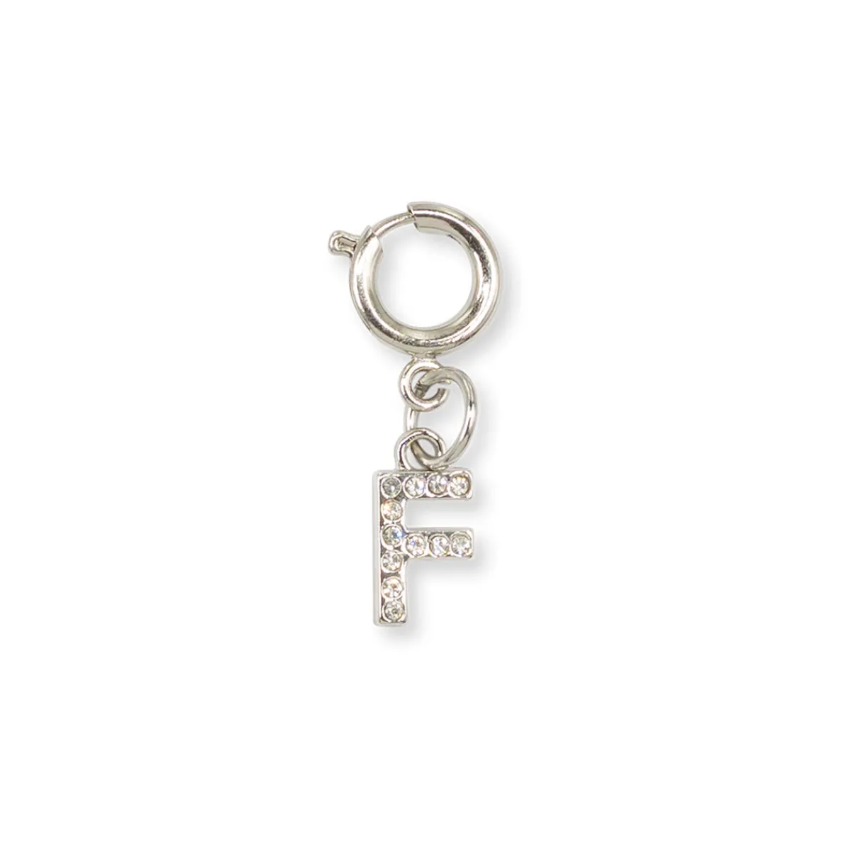Clearance Charm Lettera F strass argento accessorio per scarpe borse Donna Charms ✨