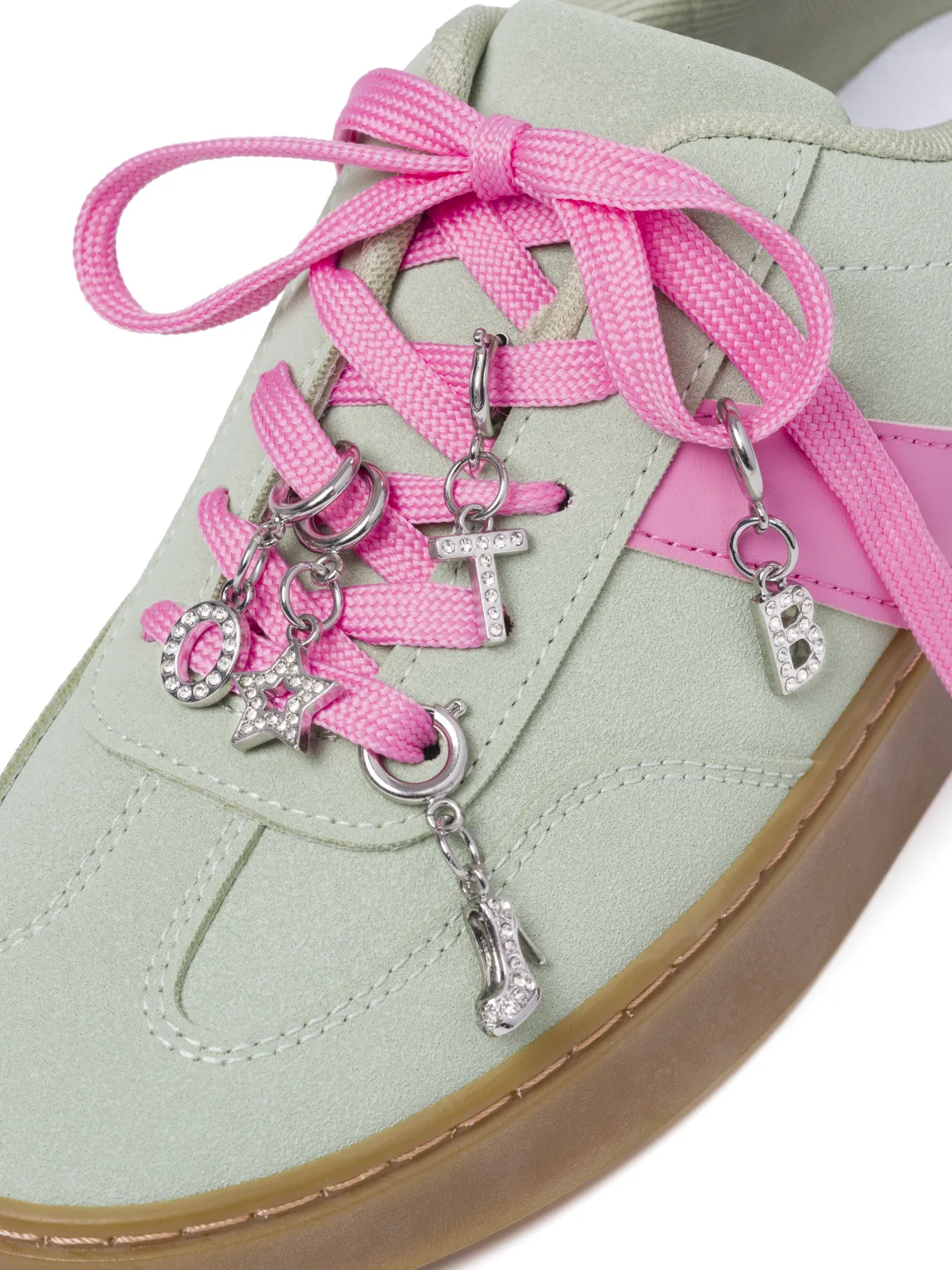 Sale Charm Lettera O strass argento accessorio creativo scarpe Donna Charms ✨