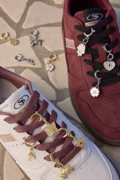 Clearance Charm Lettera P strass oro dettaglio chic scarpe borse Donna Charms ✨