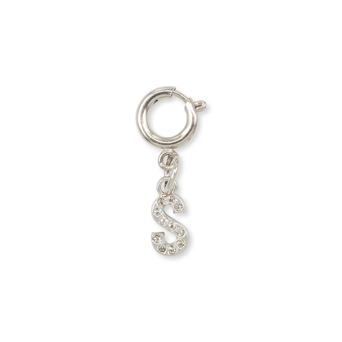 New Charm Lettera S strass argento personalizzazione scarpe Donna Charms ✨