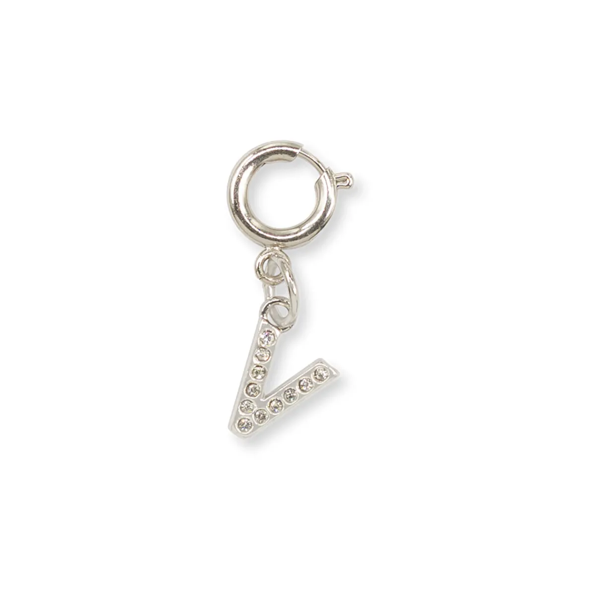 Hot Charm Lettera V argento personalizzazione scarpe accessori Donna Charms ✨