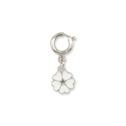 Sale Charm Quadrifoglio bianco e argento decorazione scarpe Donna Charms ✨