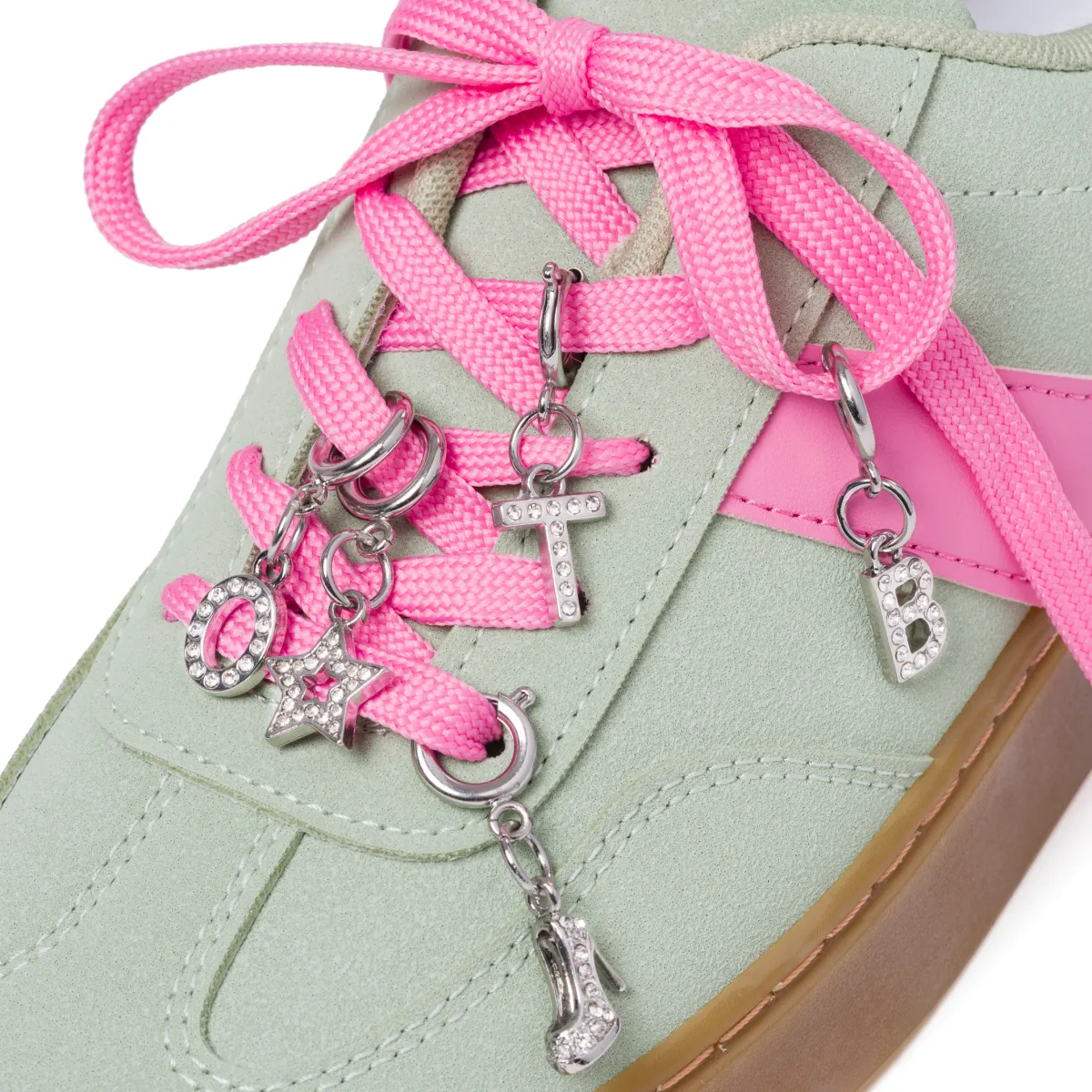 Sale Charm Scarpa tacco strass argento accessorio fashion Donna Charms ✨