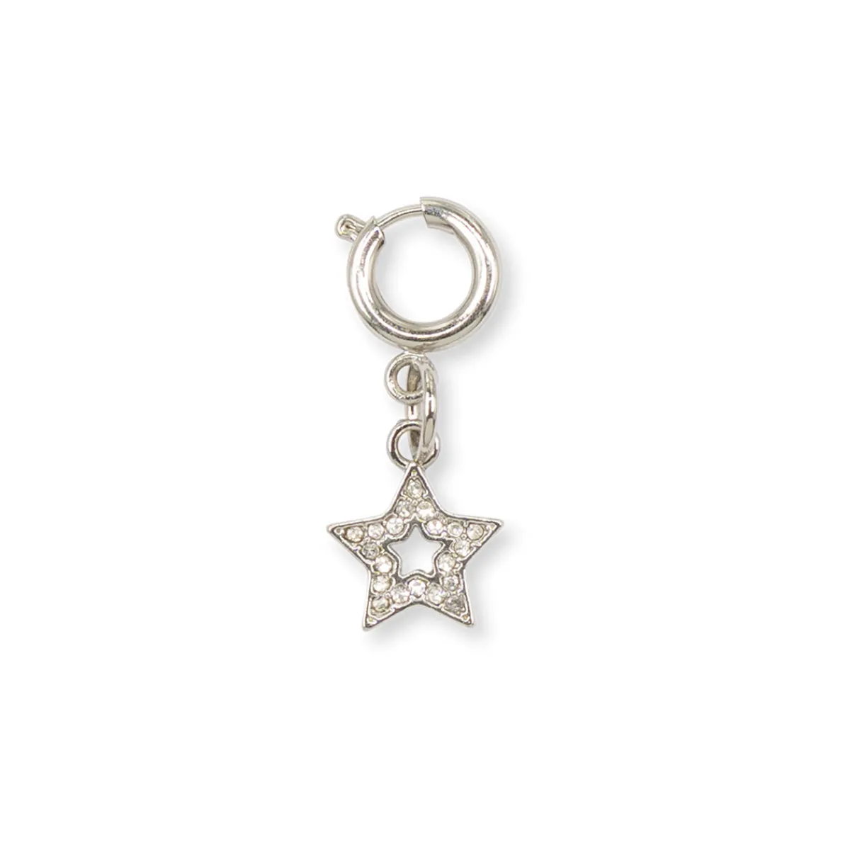 Outlet Charm Stella strass argento decorazione per scarpe Donna Charms ✨