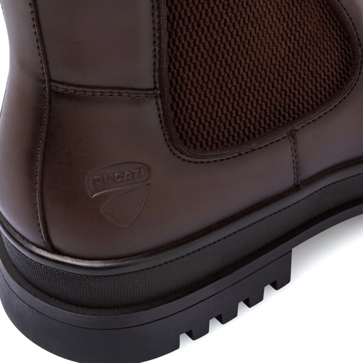 Clearance Chelsea Boot da uomo marroni con suola carrarmato Uomo Look Marrone Uomo 👞|Polacchine Uomo