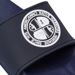 Ciabatte a fascia blu da Donna con logo Donna Ciabatte Donna