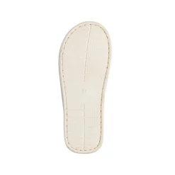 Outlet Ciabatte a fascia in pelliccia sintetica panna da donna Donna Ciabatte Donna