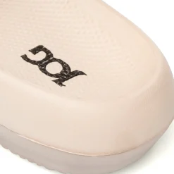 Ciabatte beige da Donna con fascia effetto trapuntato Donna Ciabatte Donna