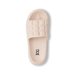 Ciabatte beige da Donna con fascia effetto trapuntato Donna Ciabatte Donna