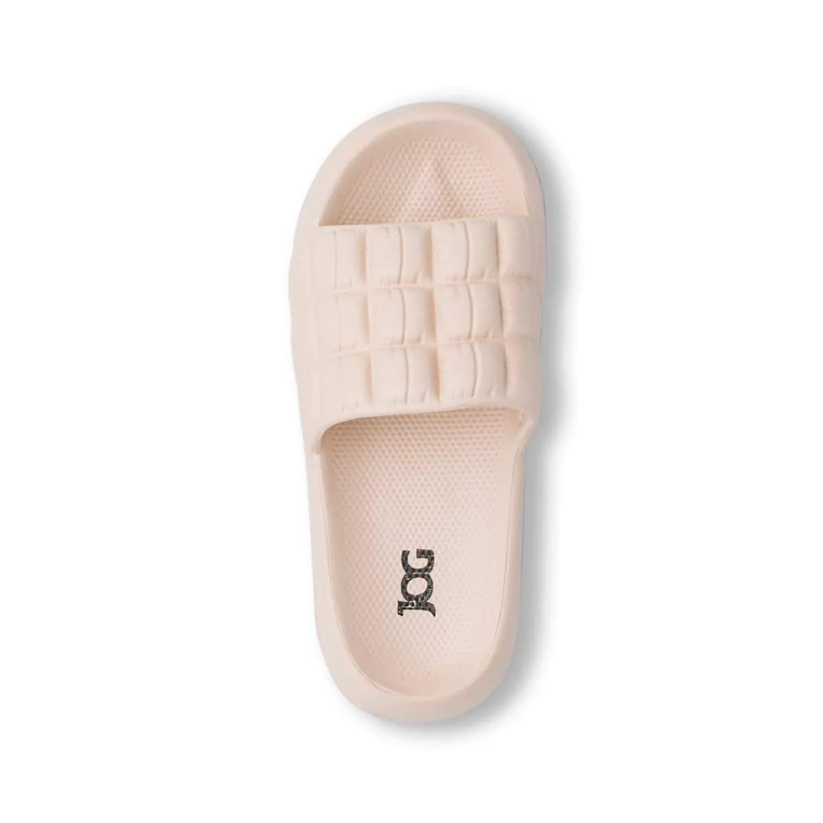 Ciabatte beige da Donna con fascia effetto trapuntato Donna Ciabatte Donna