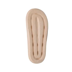 Ciabatte beige da Donna con fascia effetto trapuntato Donna Ciabatte Donna