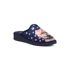 Hot Ciabatte blu da Donna con gatto Donna Ciabatte Donna