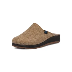 Outlet Ciabatte da Uomo in feltro marrone chiaro Uomo Look Marrone Uomo 👞