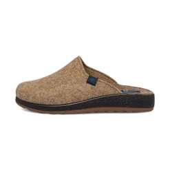 Outlet Ciabatte da Uomo in feltro marrone chiaro Uomo Look Marrone Uomo 👞