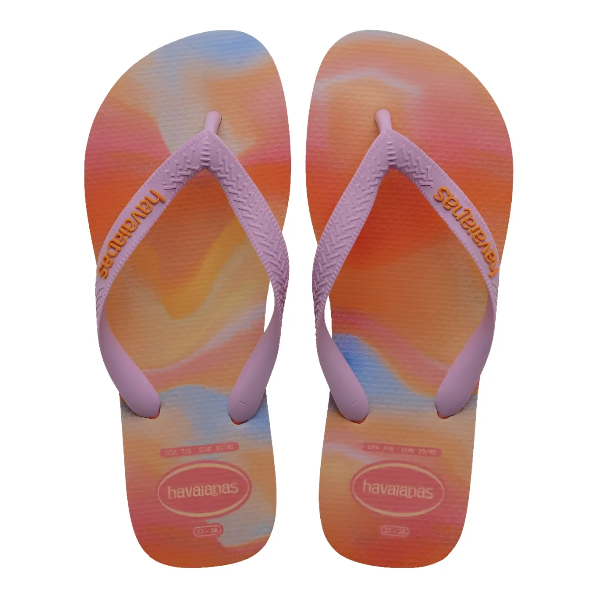 New Ciabatte infradito arancioni e lilla da Donna TOP FASHION Donna Ciabatte Donna