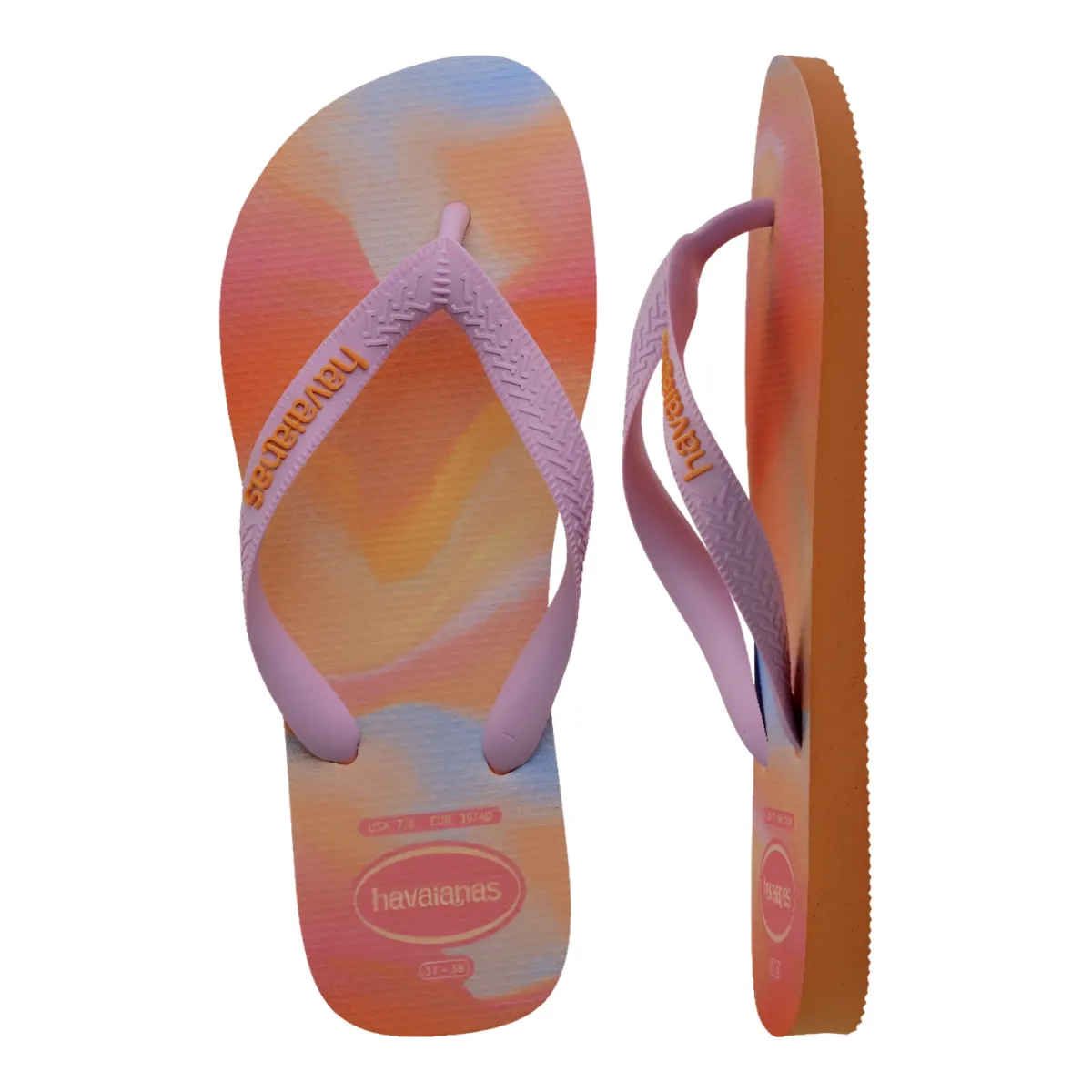 New Ciabatte infradito arancioni e lilla da Donna TOP FASHION Donna Ciabatte Donna