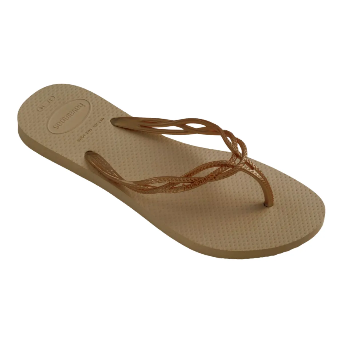 Discount Ciabatte infradito beige da Donna con dettaglio intrecciato FLASH SVEET Donna Ciabatte Donna