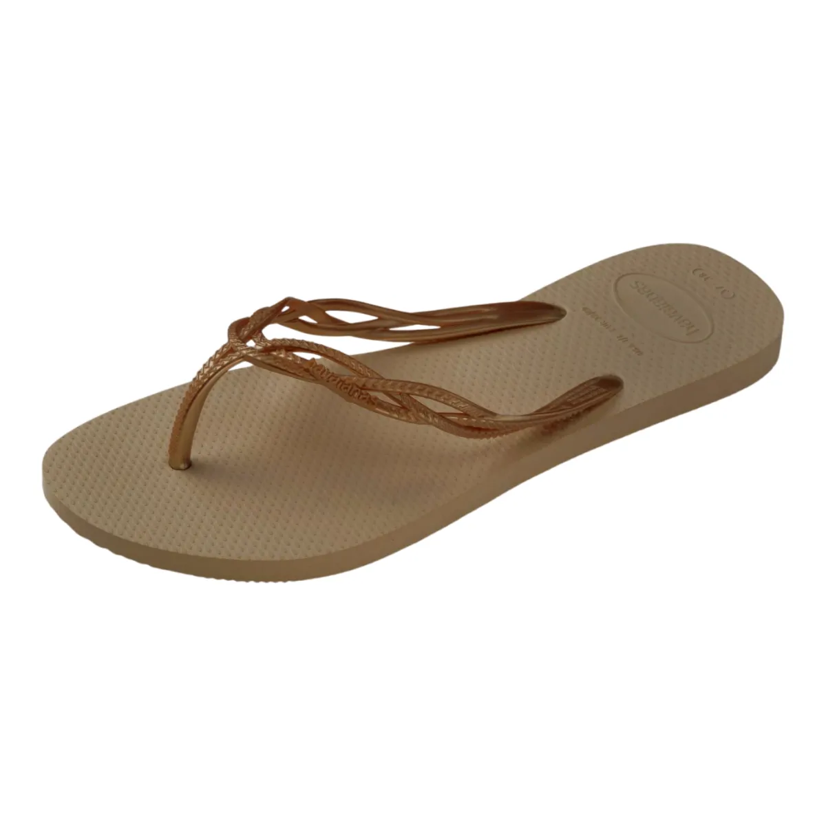 Discount Ciabatte infradito beige da Donna con dettaglio intrecciato FLASH SVEET Donna Ciabatte Donna