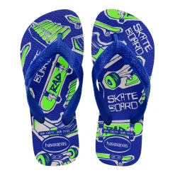 Outlet Ciabatte infradito blu da Bambino con decorazioni suola Bambino Ciabatte Bambino