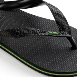 Best Ciabatte infradito da donna nere con bandiera brasile Brasil Donna Ciabatte Donna