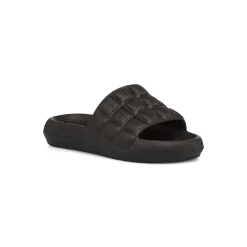 Discount Ciabatte nere da Donna con fascia effetto trapuntato Donna Ciabatte Donna