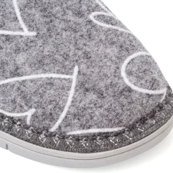 Discount Ciabatte Pantofole Grigie da Donna con Cuori Donna Ciabatte Donna
