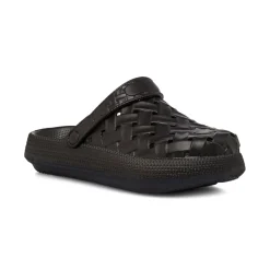 Clearance Ciabatte Sabot in gomma nere da Donna con cinturino Donna Ciabatte Donna|Sabot Donna