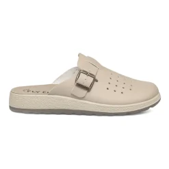 Discount Ciabatte sanitarie beige da uomo con sottopiede anatomico Uomo Ciabatte Sanitarie