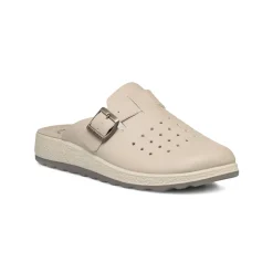 Discount Ciabatte sanitarie beige da uomo con sottopiede anatomico Uomo Ciabatte Sanitarie