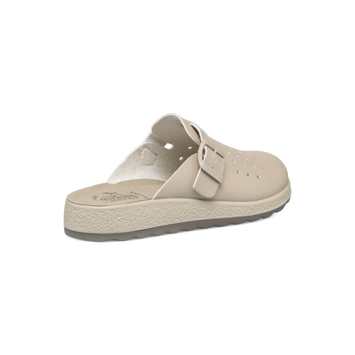 Outlet Ciabatte sanitarie beige da donna con sottopiede anti-shock Donna Ciabatte Sanitarie|Ciabatte Donna