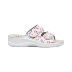 Discount Ciabatte sanitarie bianche da donna con sottopiede in pelle Donna Ciabatte Sanitarie|Ciabatte Donna