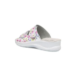 Discount Ciabatte sanitarie bianche da donna con sottopiede in pelle Donna Ciabatte Sanitarie|Ciabatte Donna