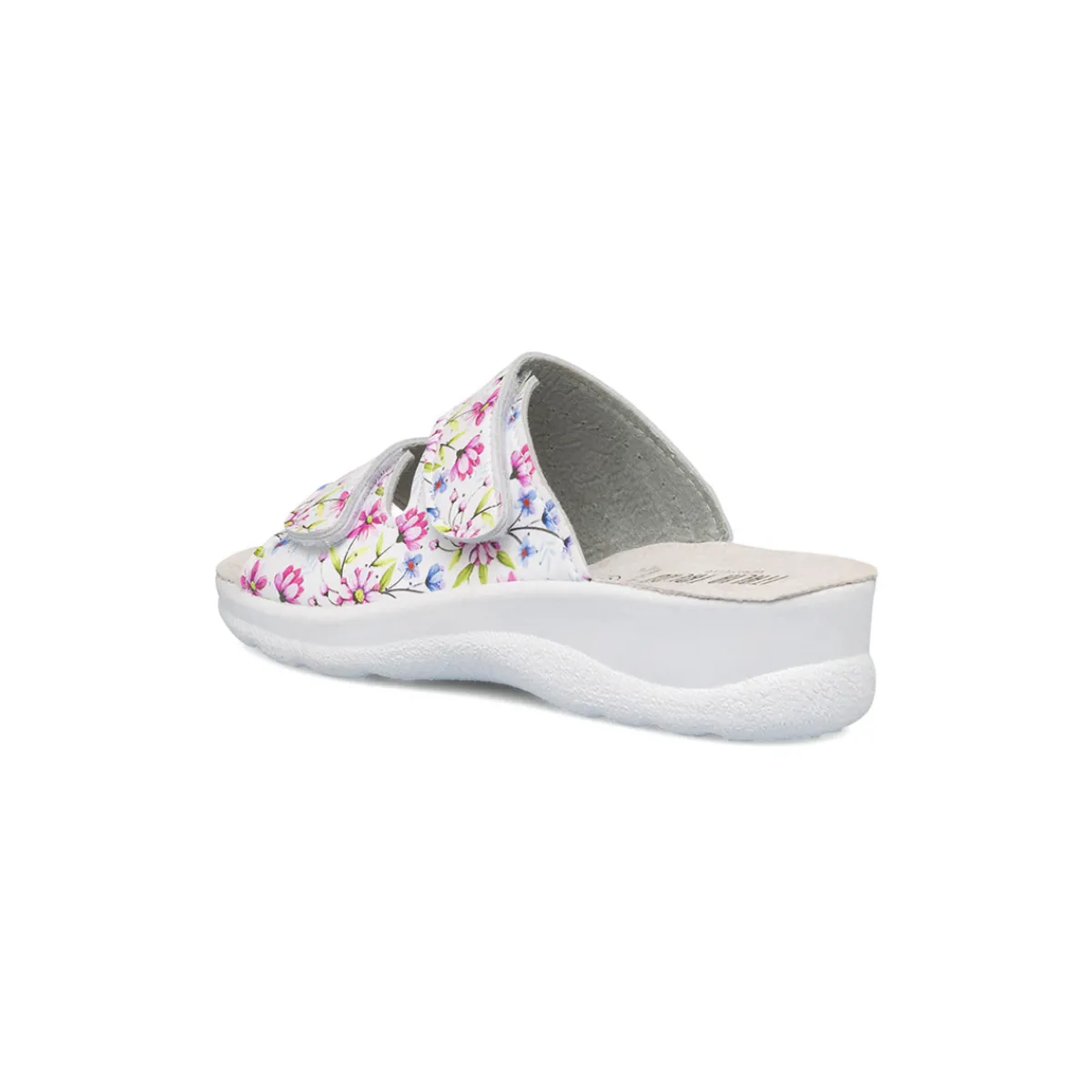 Discount Ciabatte sanitarie bianche da donna con sottopiede in pelle Donna Ciabatte Sanitarie|Ciabatte Donna