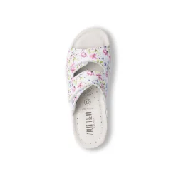 Discount Ciabatte sanitarie bianche da donna con sottopiede in pelle Donna Ciabatte Sanitarie|Ciabatte Donna