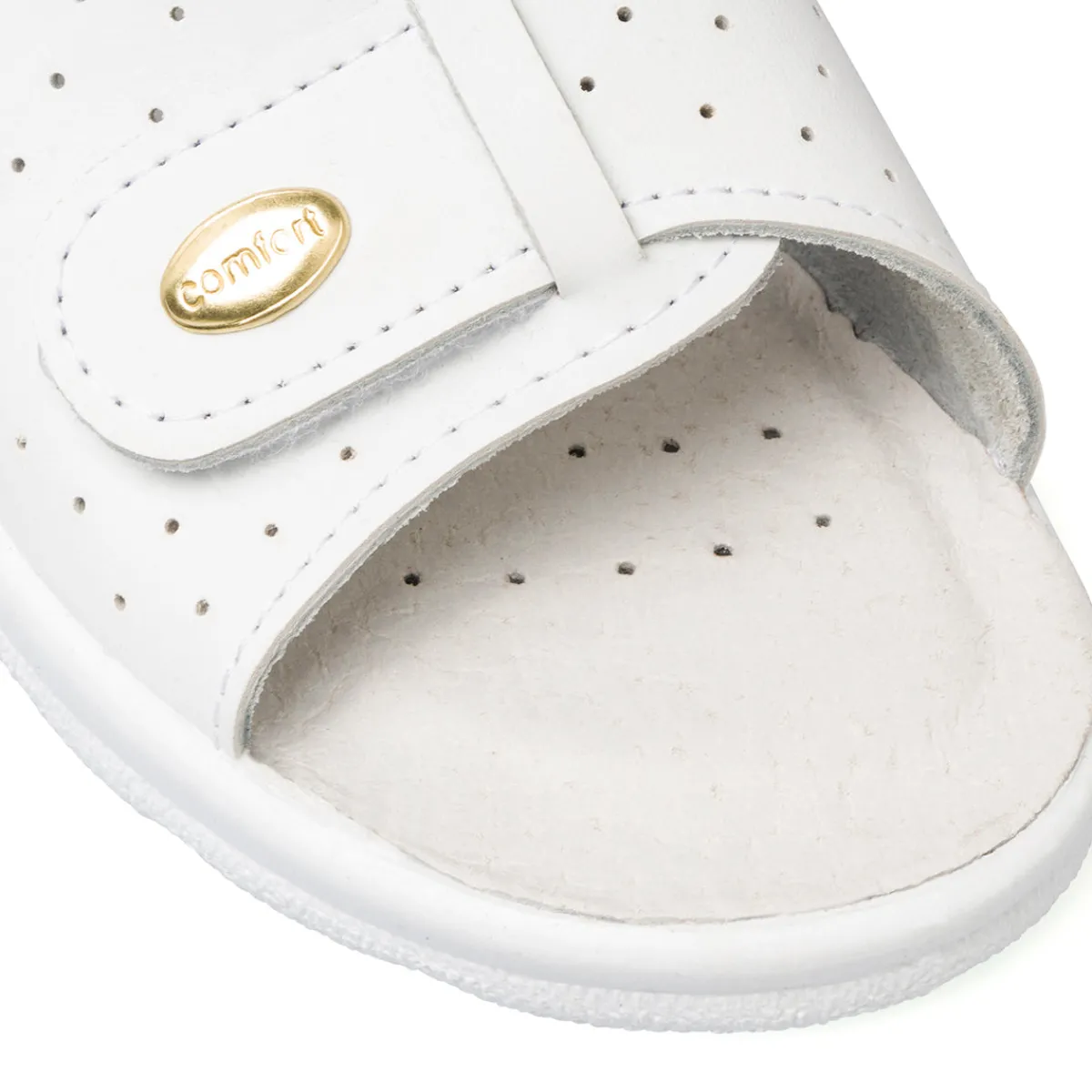 Discount Ciabatte sanitarie da donna bianche con sottopiede anatomico Donna Ciabatte Sanitarie|Ciabatte Donna