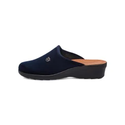 Sale Ciabatte sanitarie effetto velluto blu da Donna Donna Ciabatte Sanitarie|Ciabatte Donna