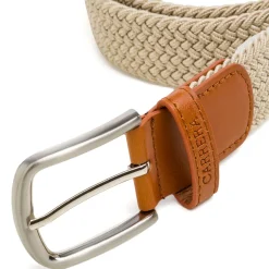 Online Cintura beige effetto intrecciato da uomo Uomo Cinture Uomo