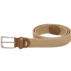 Sale Cintura beige in tessuto effetto intrecciato da Uomo Uomo Cinture Uomo