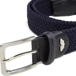 Best Cintura blu in tessuto intrecciata da Uomo Uomo Cinture Uomo