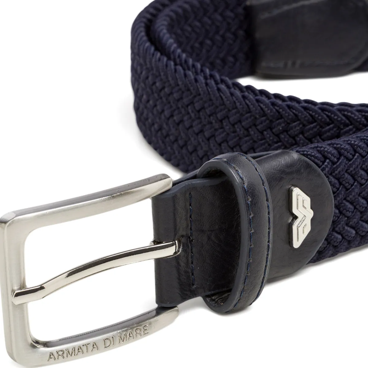 Best Cintura blu in tessuto intrecciata da Uomo Uomo Cinture Uomo