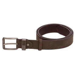 Clearance Cintura da Uomo Marrone con Fibbia in Metallo Satinato Uomo Cinture Uomo|Look Marrone Uomo 👞