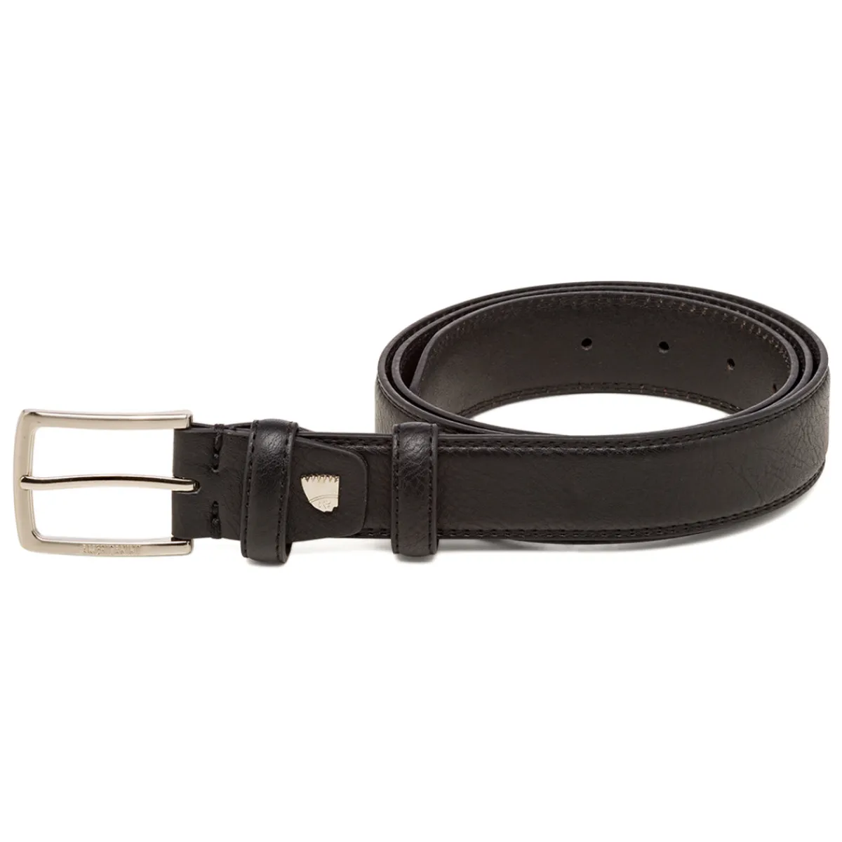 Sale Cintura da uomo nera con logo Uomo Cinture Uomo|Accessori Cerimonia Uomo