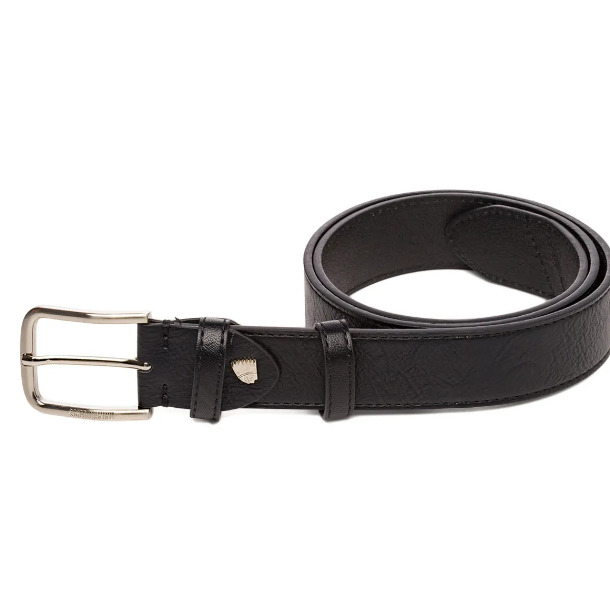 Discount Cintura da Uomo Nera con Fibbia in Metallo Uomo Cinture Uomo